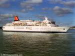 ID 1488 NIPPON MARU (1990/21903grt/IMO 8817631) outbound from Auckland, New Zealand.